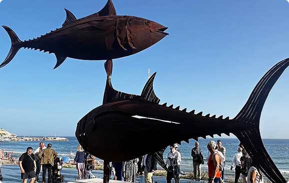 “Atunes”, nuevo arte urbano en el Paseo de Poniente