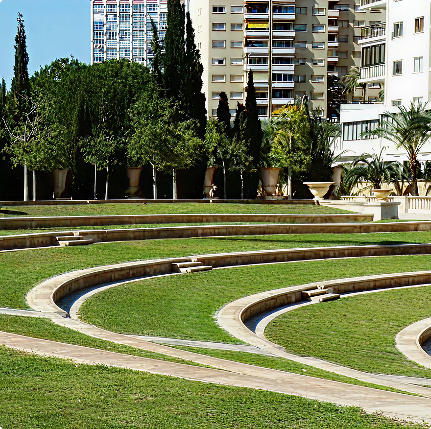 Dos impresionantes anfiteatros al aire libre