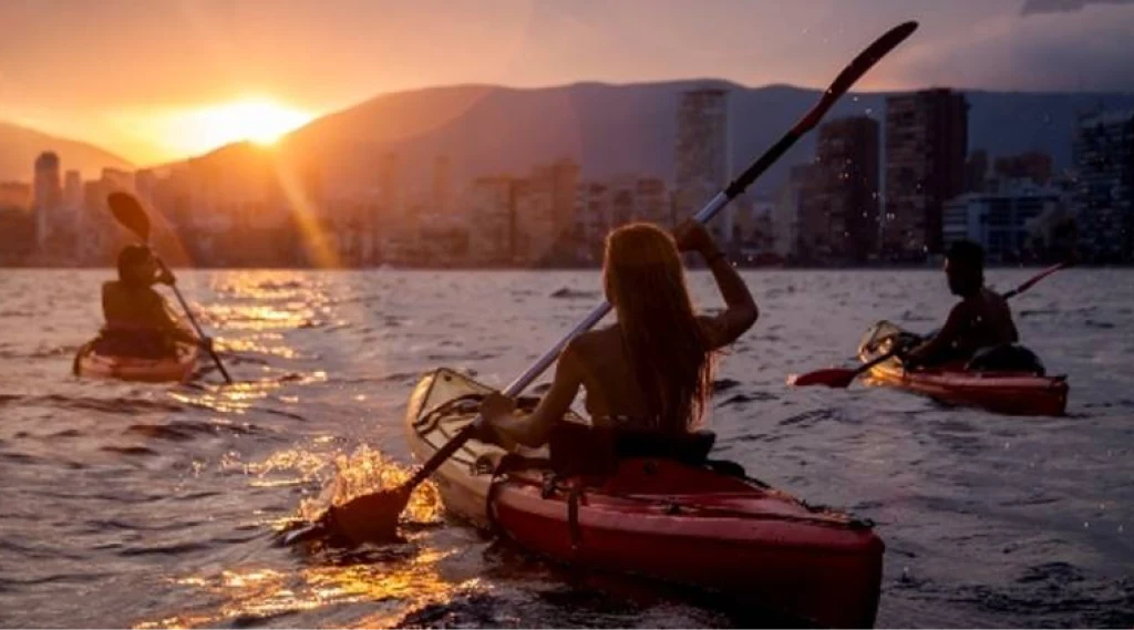 El placer de navegar en kayak