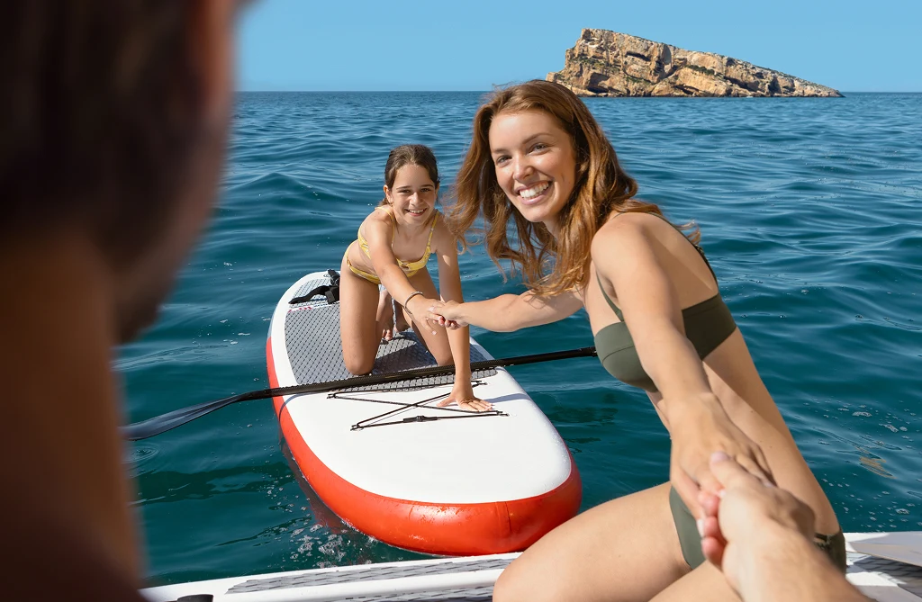 Aguas tranquilas, perfectas para remar