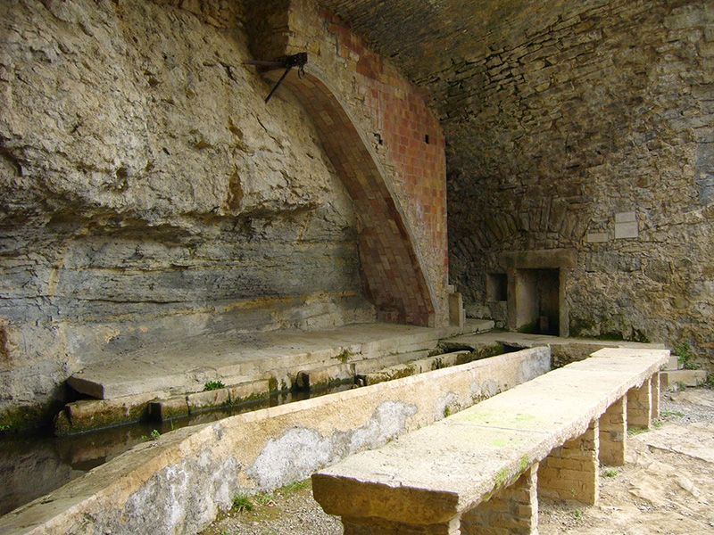 Restos del antiguo lavadero de lanas